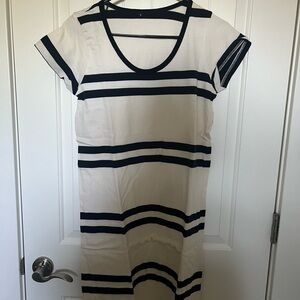 Cream and Navy Shirt Dree